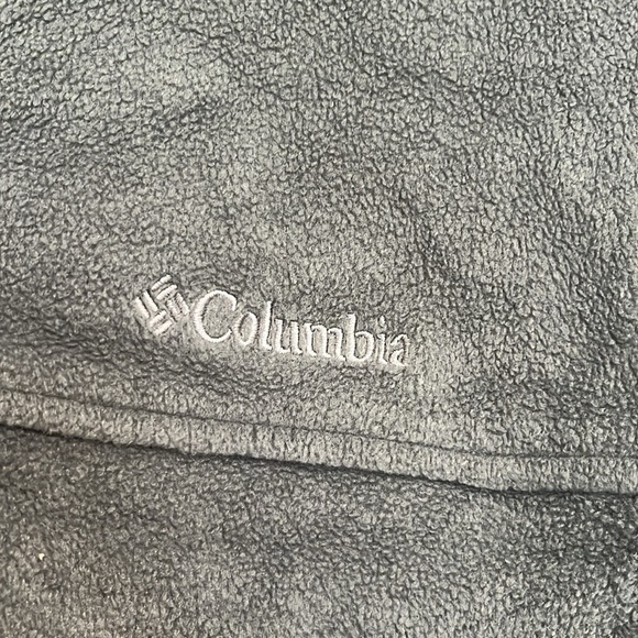 Columbia Full Zip Fleece Gray Orange Jacket Size M - Picture 6 of 12